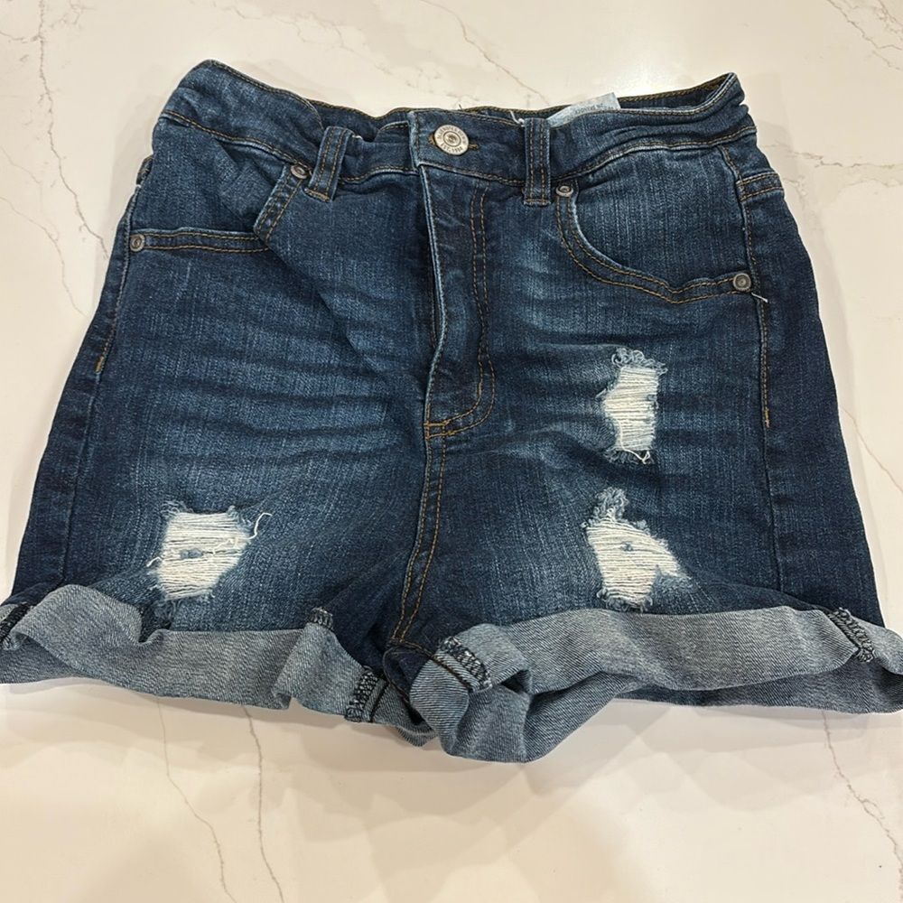 Bluenotes ripped denim shorts